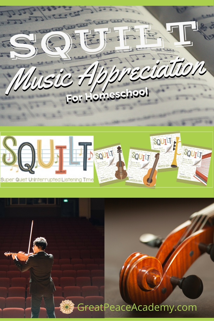 Music Appreciation in the Homeschool with SQUILT | GreatPeaceAcademy.com #ihsnet #homeschool