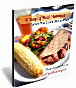 Meal Planning When You Don't Like to Plan | Renée at Great Peace
