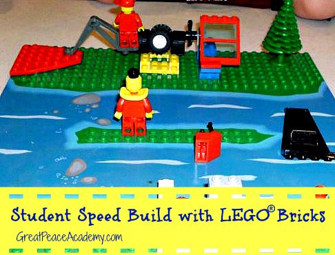 Student Speed Build with LEGO Bricks | Great Peace Academ