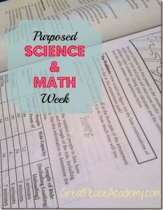 science and math week