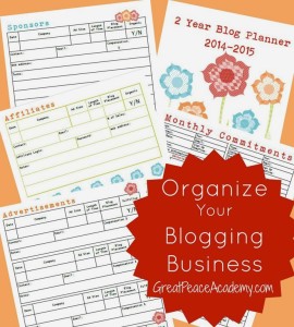 blogging Business Planner