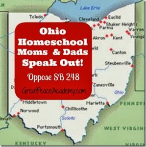 Homeschool Parents Oppose Ohio Senate Bill 248