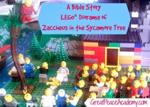 LEGO Diorama of Bible Story