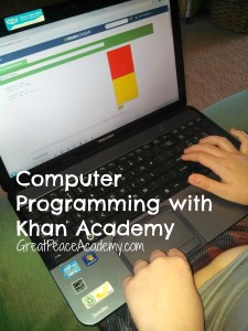 Computer Programming in Homeschool