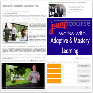 College Level Adaptive & Mastery Learning with JumpCourse.com