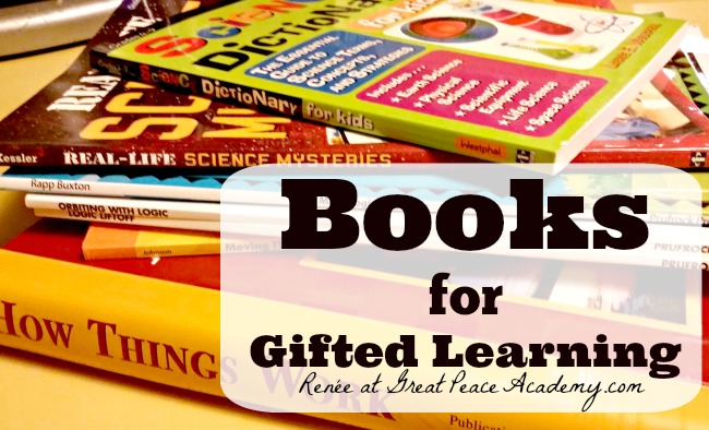 A listing of books for gifted learners at Great Peace Academy