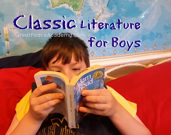 25 Books for Boys List from Great Peace Academy