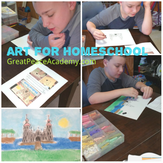 Art in Homeschool, can be simple with You ARE an Artist Curriculum | Great Peace Academy