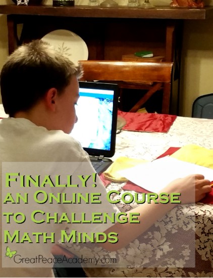 Finally! an Online Course for Math Minded Students. | Great Peace Academy #ihsnet