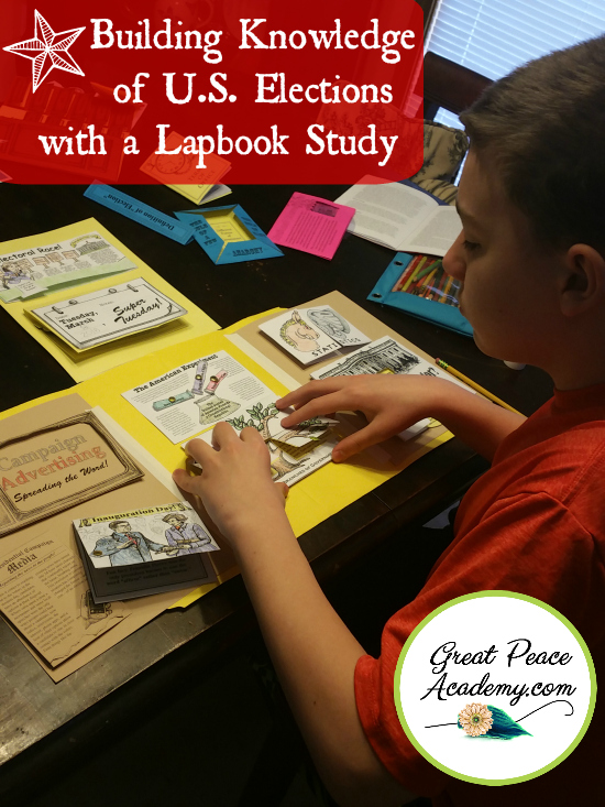 Building Knowledge of U.S. Elections with a Lapbook Study | GreatPeaceAcademy.com #ihsnet