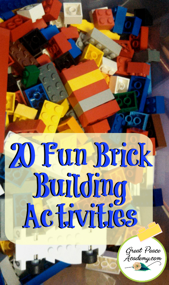 20 Fun Brick Building Activities | GreatPeaceAcademy.com #LEGO