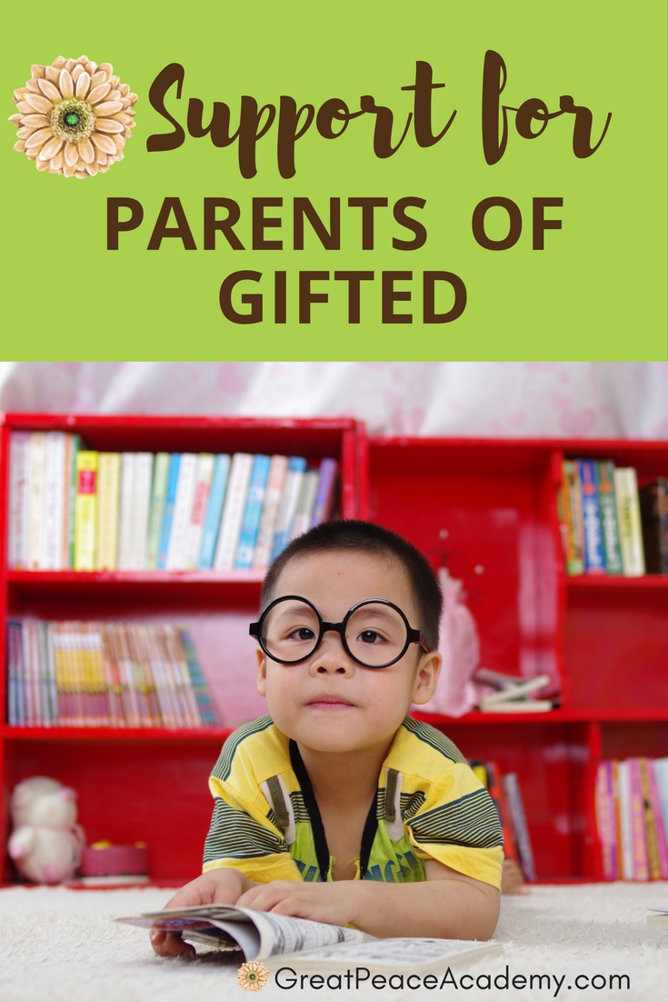 Web Resources for Parents of Gifted | GreatPeaceAcademy.com #ihsnet #homeschool #gtchat | Find support, groups, blogs, books & more.